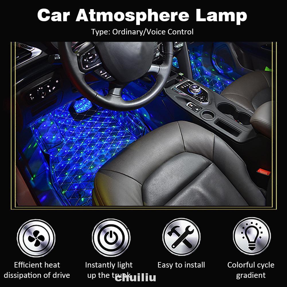 Đèn Chiếu Sao Nhiều Màu 1.5w Cho Xe Hơi