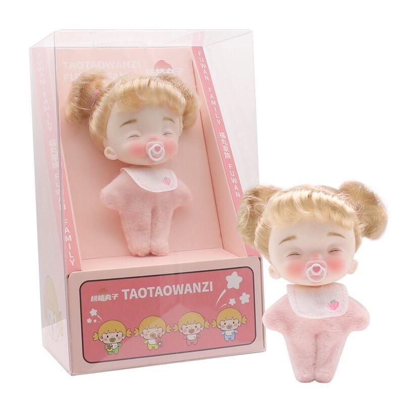 Búp bê sơ sinh 11cm có 5 khớp đồ chơi quà sinh nhật cho bé gái