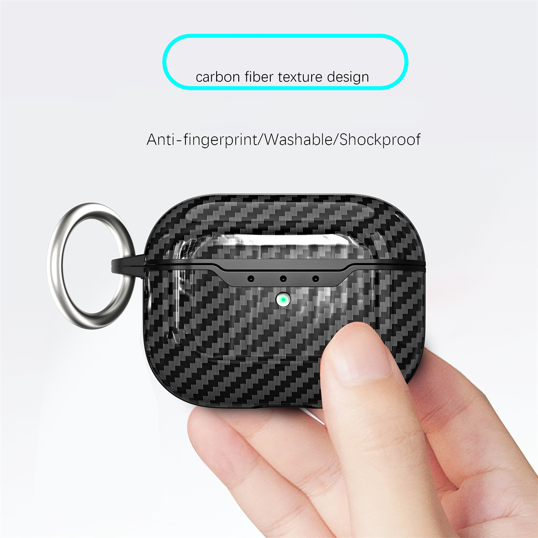 Bao Case Ốp Vân Carbon cho Airpods Pro / Airpods Pro 2 - Hàng Chính Hãng
