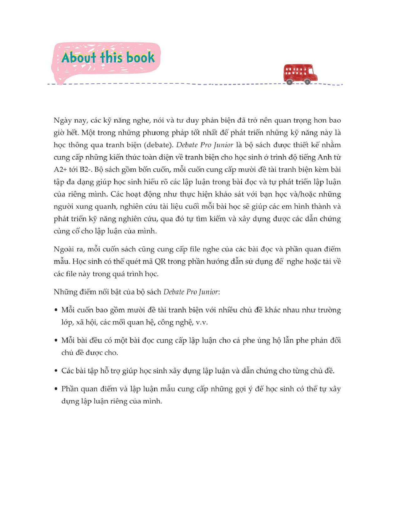 Debate Pro Junior: Nhà Tranh Biện Thông Minh Book1