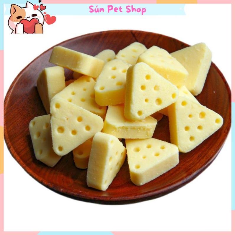 Phô mai siêu thơm ngon, béo ngậy, giàu dinh dưỡng cho chó mèo, chuột hamster