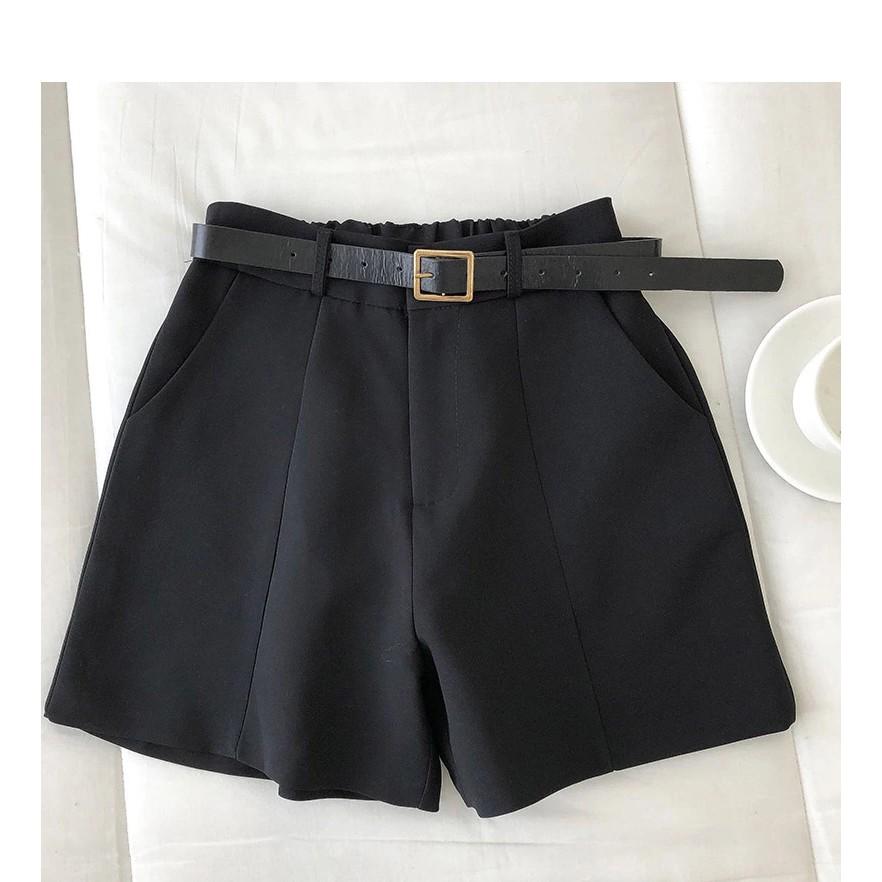 Quần Đùi Vải Nữ, Quần Short Đùi Vải Cạp Cao hàng Quảng Châu