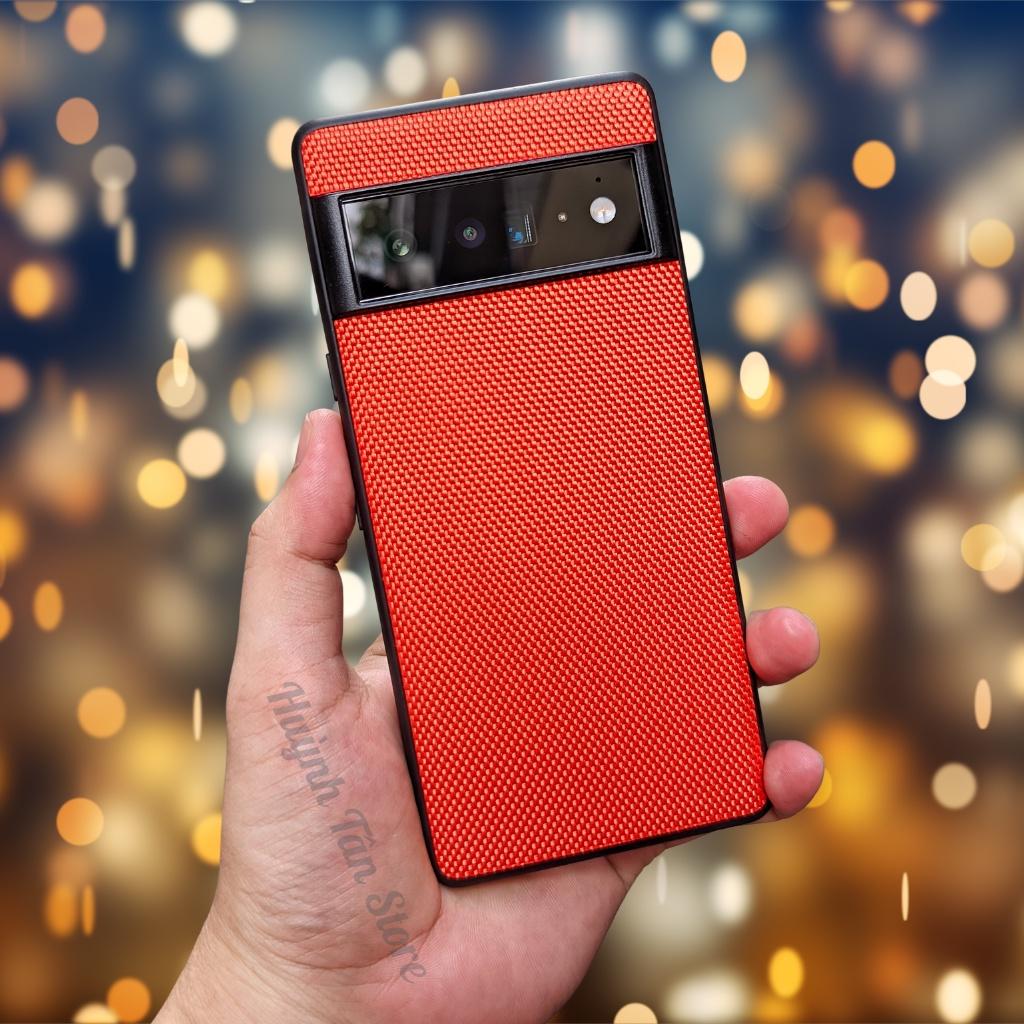 Ốp lưng google pixel 6 px 6 pro vân VẢI NYLON nhiều màu chống bám vân tay bảo vệ camera phụ kiện huỳnh tân store