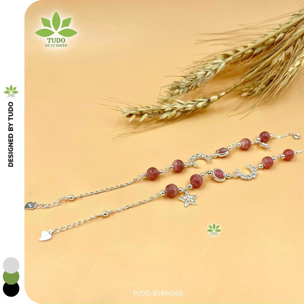 Vòng Tay Nữ Đẹp - Vòng Phong Thủy Đủ Mệnh TUDO B189K500 VCBDAOH VCBMIX VCBAQUA VCBSUNS Charm Bạc Trăng, Sao