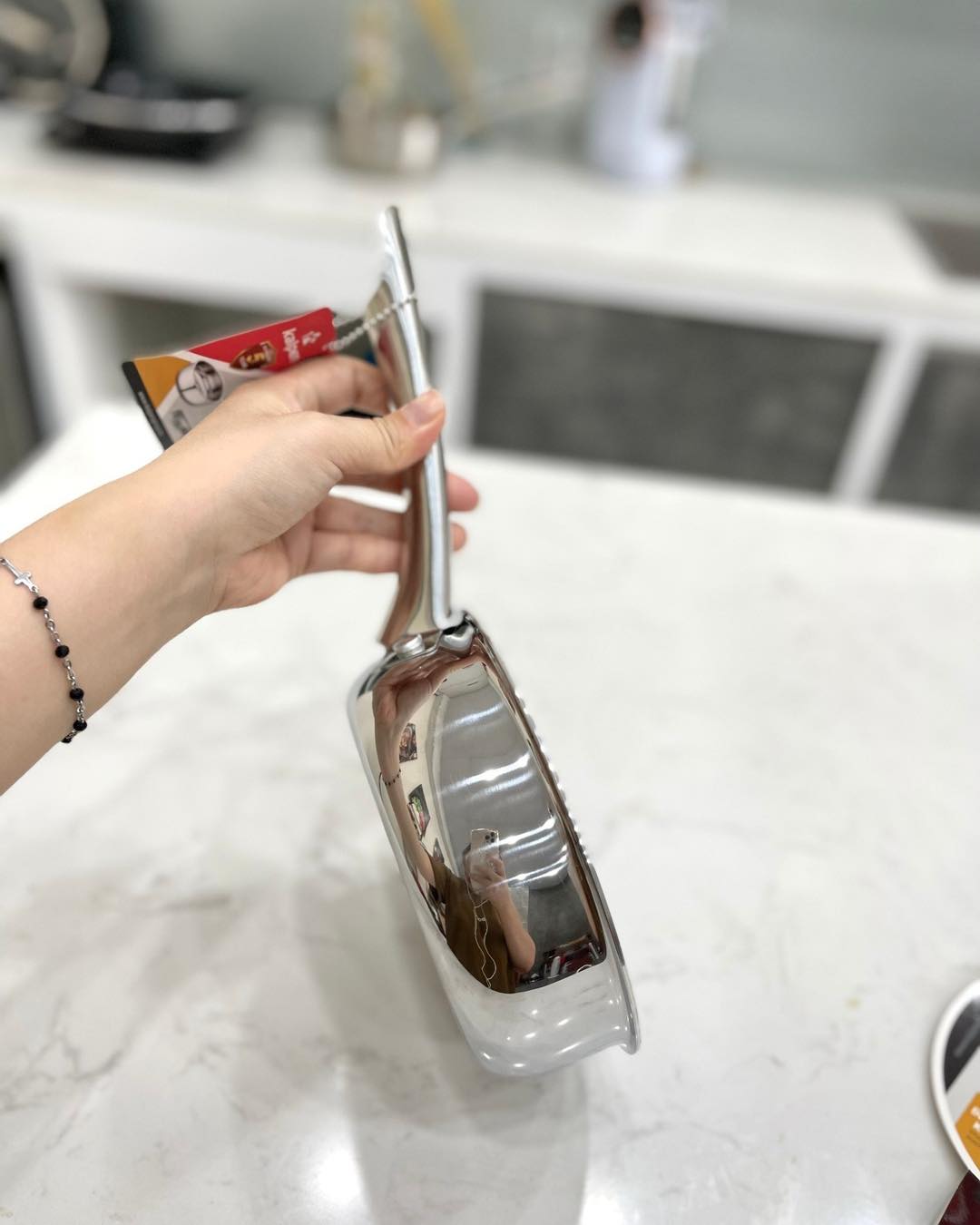 Chảo Inox 304 thân đáy đúc liền khối 3 lớp Kalpen Kazler 20cm đáy từ chuẩn Đức