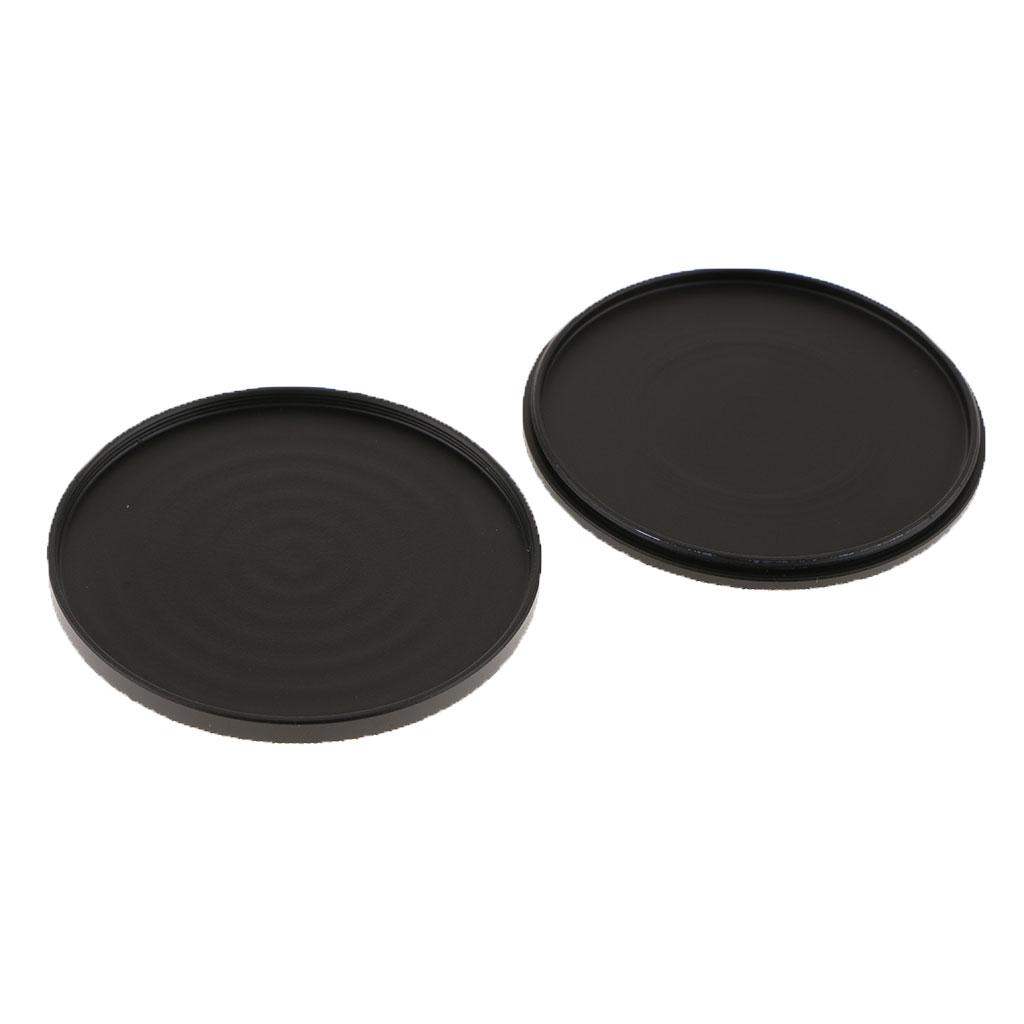 58mm Camera Lens Filter Storage Case Metal Protection Cover Black