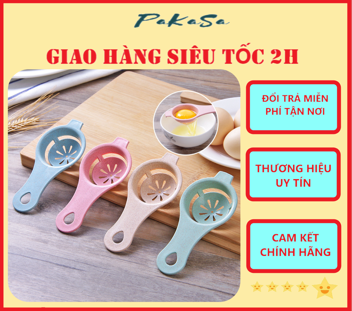 Dụng Cụ Tách Lấy Lòng Đỏ Trứng Gà , Trứng Vịt PaKaSa - Hàng Chính Hãng ( Giao màu ngẫu nhiên)