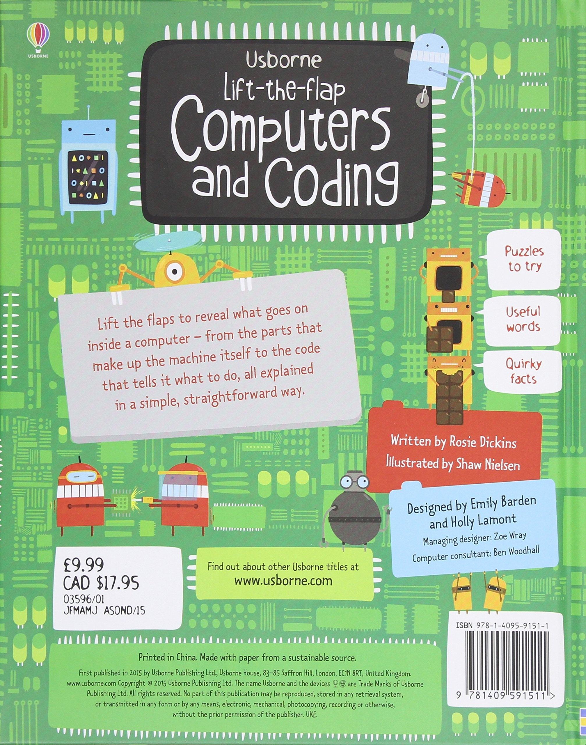 Sách tương tác tiếng Anh - Usborne Lift-the-flap Computers and Coding