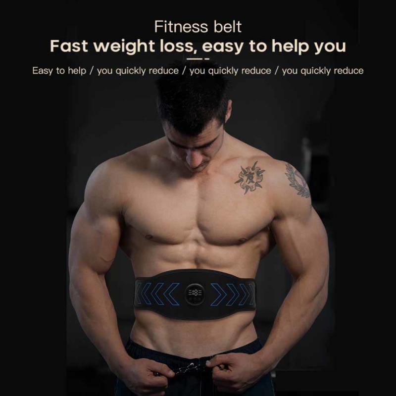 Tập Cơ Bụng Máy Bay Huấn Luyện ABS EMS Slim Cơ Máy Kích Thích Mực Săn Chắc Thể Dục Dây Hiện Tại Tập Cơ Bụng Kích Thích Huấn Luyện