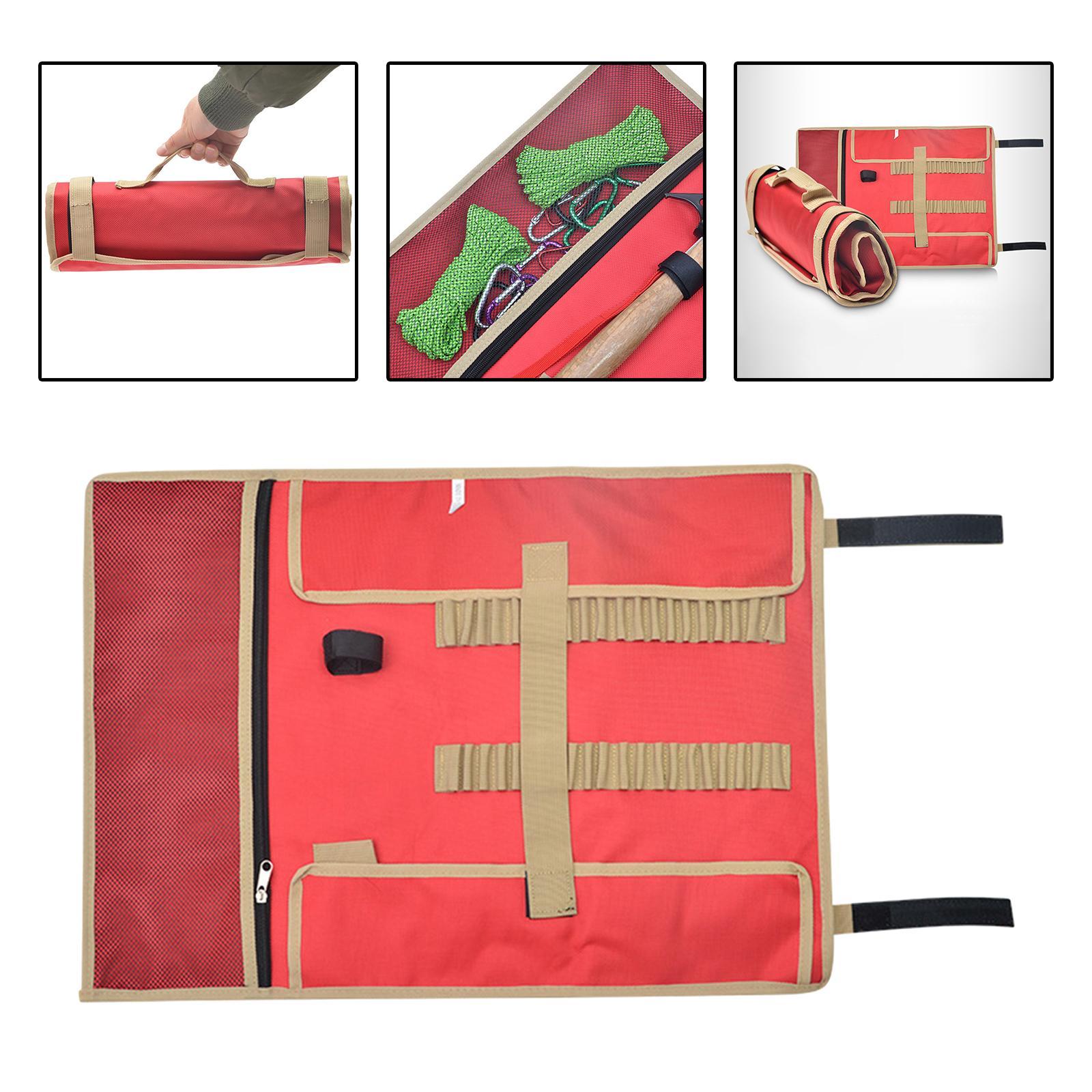 Heavy Duty Tent Stakes Case Storage Bag Oxford Cloth Holder Organizer for Hammer Hiking