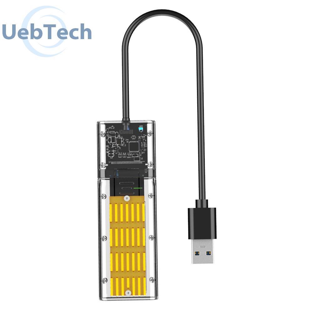 Hộp đựng ổ cứng Uebtech M2 SSD M.2 sang USB3.0 Gen 1 5Gbps SATA NGFF SSD