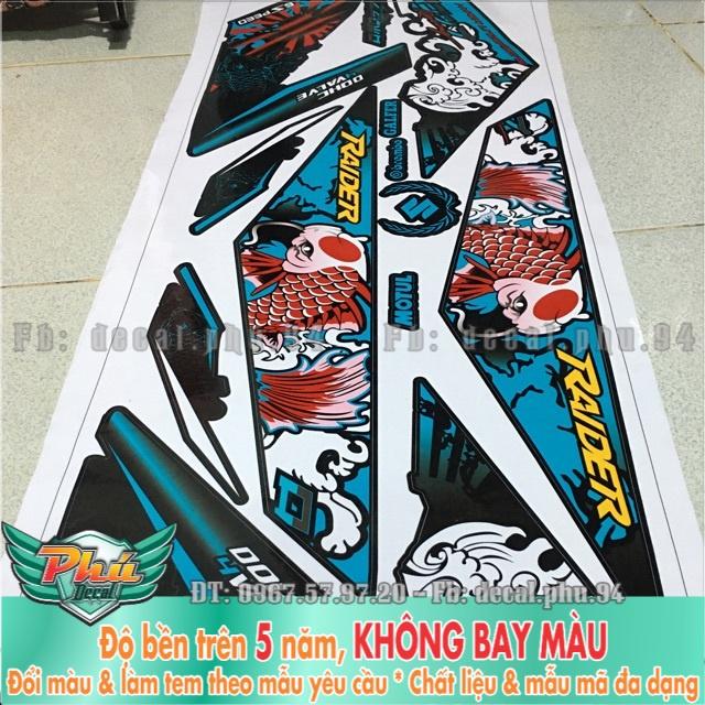 Tem rời Satria Cá Chép Chất -1