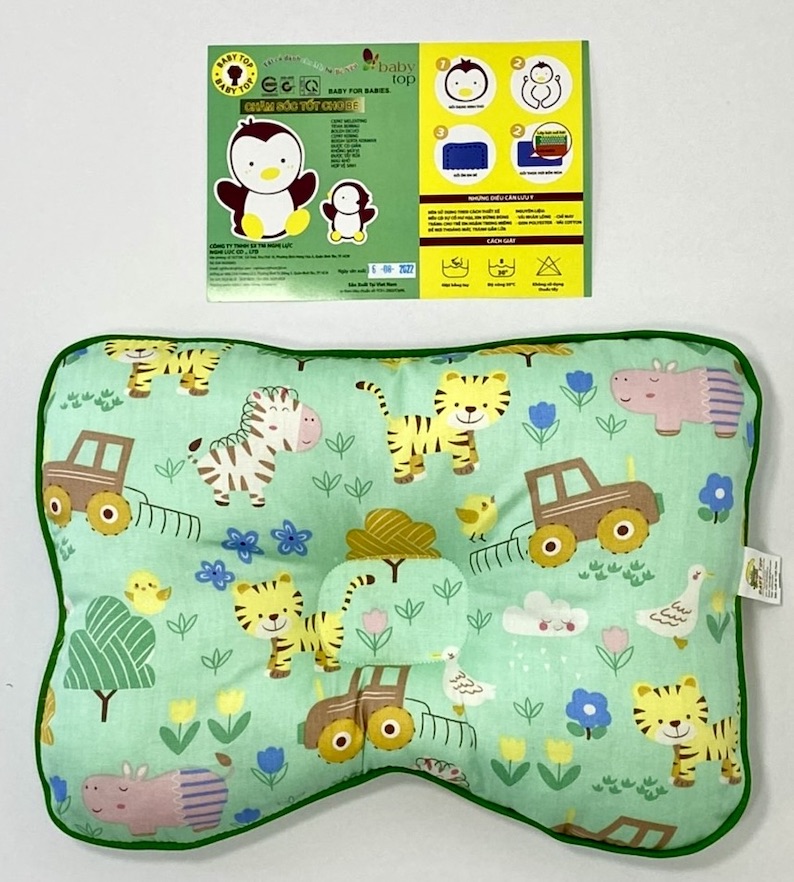 Gối Nằm Kate BabyTop (22x28)và(25x32)cm ( Màu và họa tiết ngẫu nhiên )