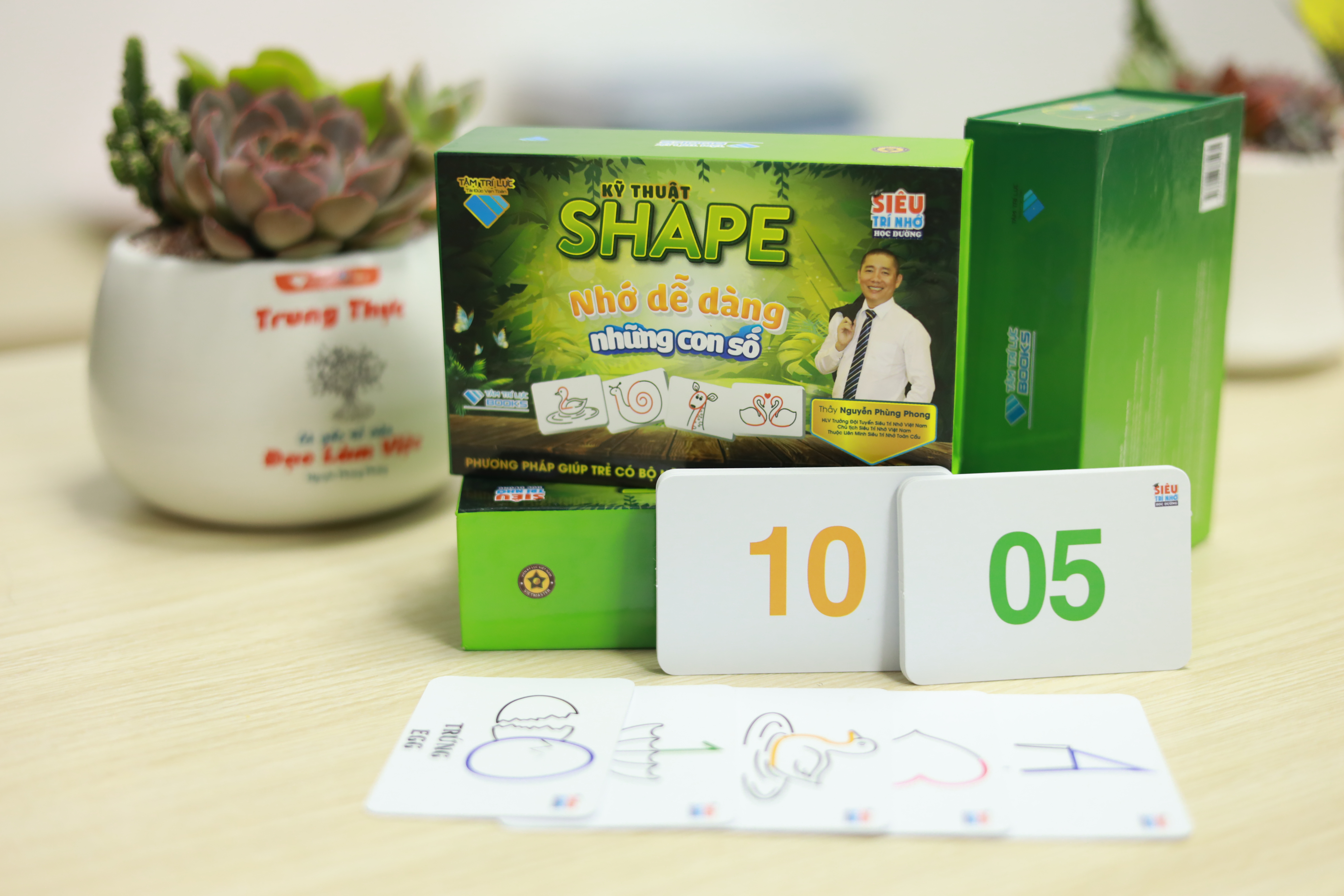 Bộ thẻ học thông minh cho bé FLASHCARD SHAPE (100 thẻ) - Nhớ dễ dàng những con số