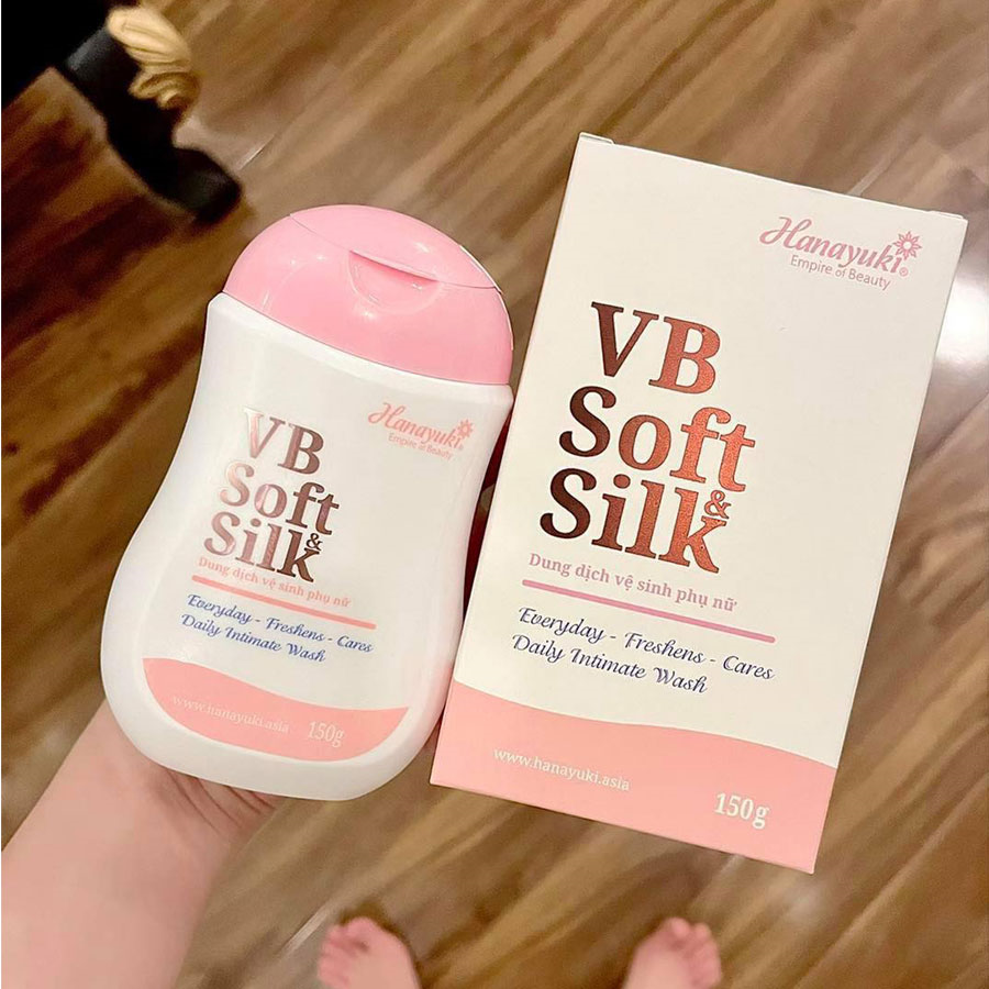 Dung Dịch Vệ Sinh Phụ Nữ Hanayuki VB Soft Silk 