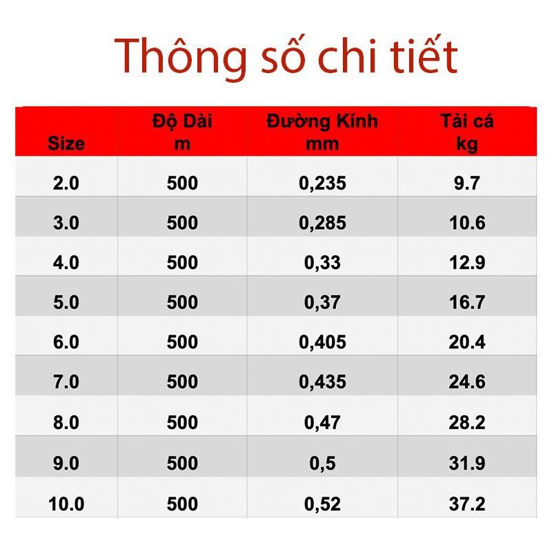 Cước câu cá tàng hình dây câu cá CF tải cá tốt