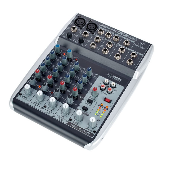 Mixer Behringer XENYX Q802USB - Hãng Chính Hãng