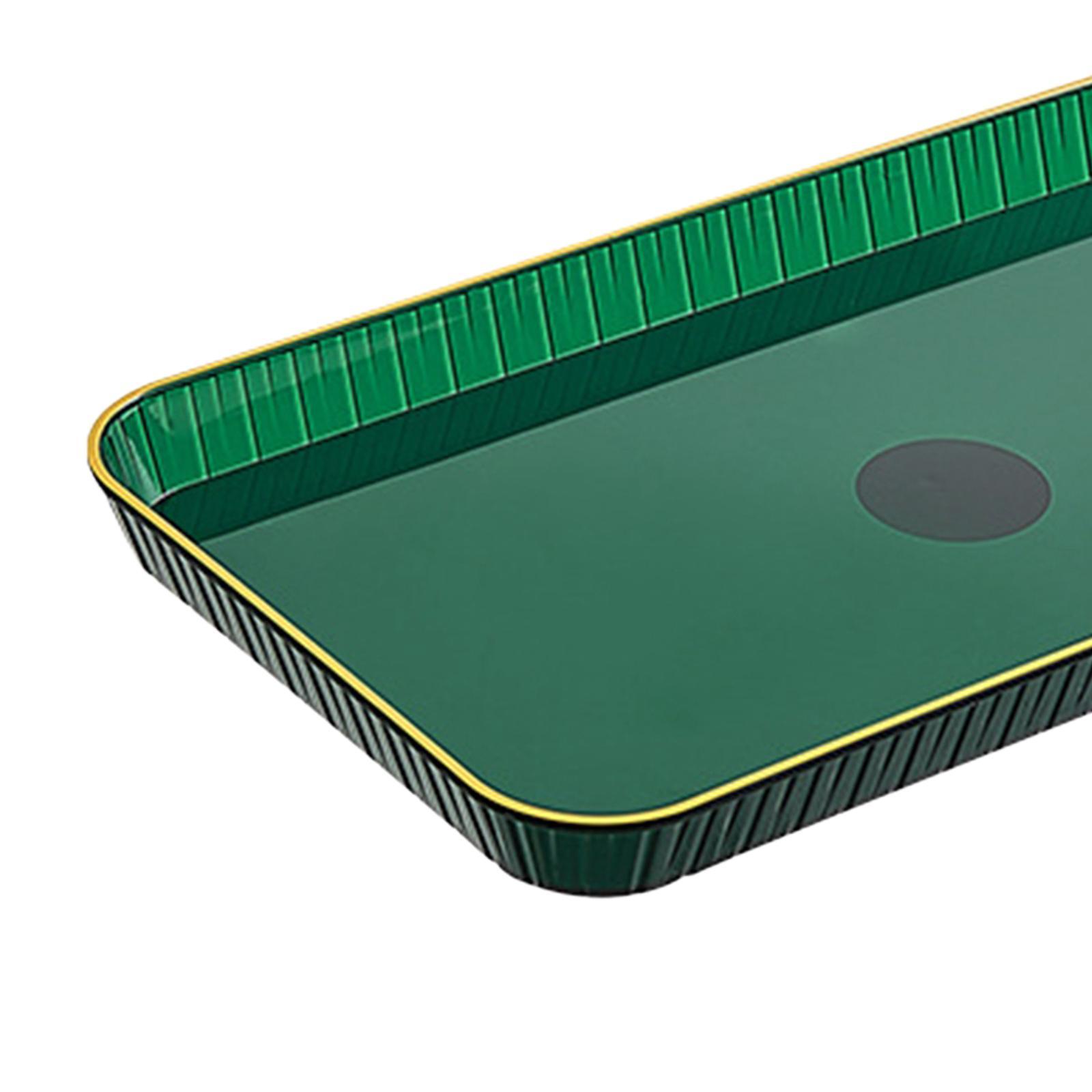 Rectangle Serving Tray Storage Makeup Fruit Plate for Dessert Fruit Veggies