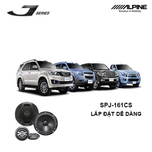 SPJ-161CS Loa xe hơi thành phần 2 chiều 6 inch chính hãng Alpine