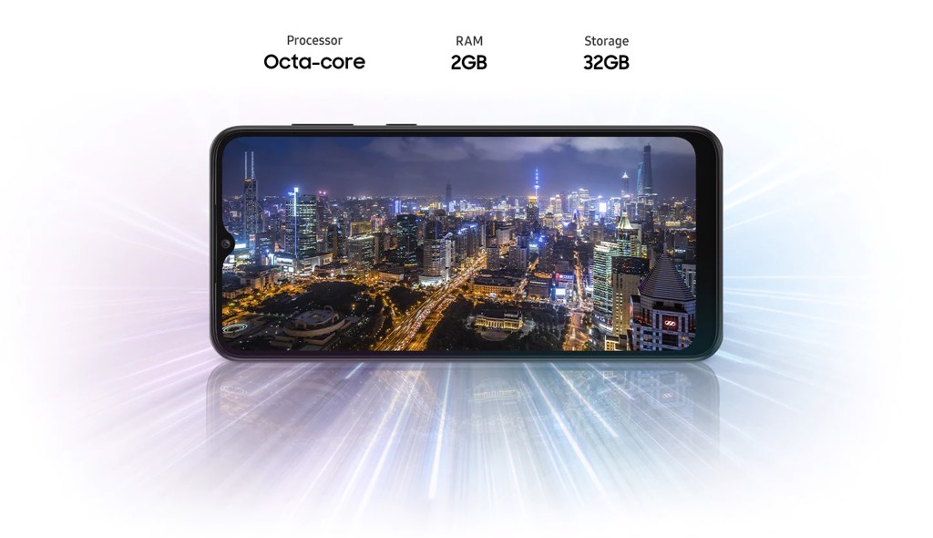 Điện thoại Samsung Galaxy A03 Core (2GB/32GB) - Hàng Chính Hãng, Mới 100%, Nguyên Seal | Bảo hành 12 tháng - Camera chính 8MP Full HD - Pin Khủng 5000 mAh - Điện Thoại Giá Rẻ