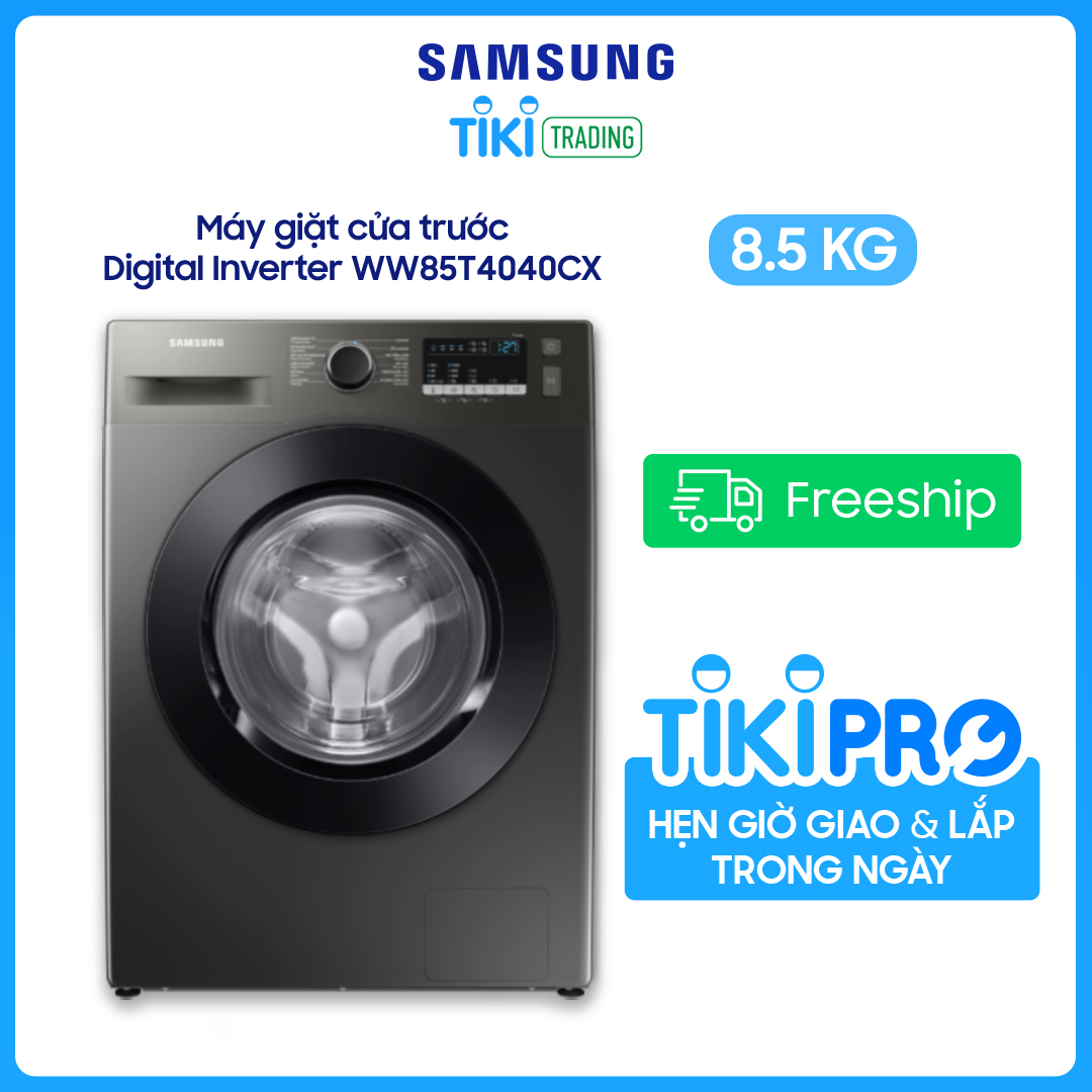 Máy giặt Samsung Inverter 8.5 kg WW85T4040CX