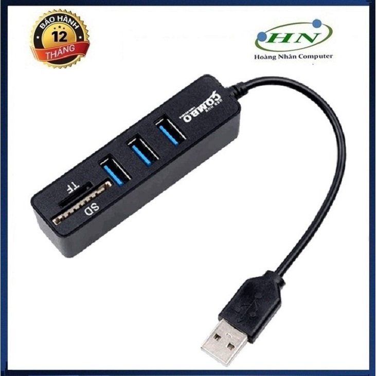 Combo hub usb 2.0 + card reader - HN