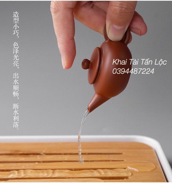 Ấm trà tử sa mini  trang trí