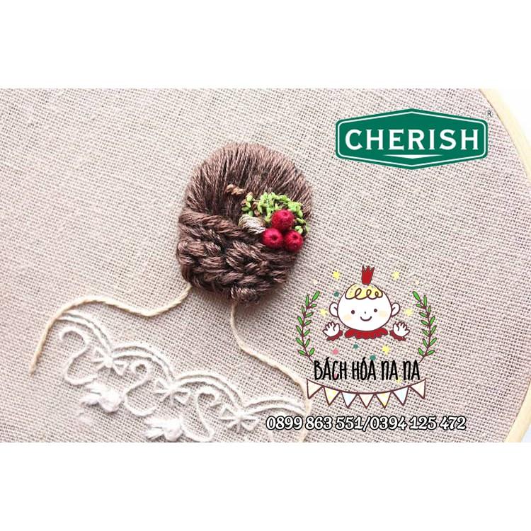 DIY Bộ kit tự thêu tranh cô gái đáng yêu-làm tóc cho cô gái -tự thêu trang trí nhà cửa Decor Handmade - Na Na Shop