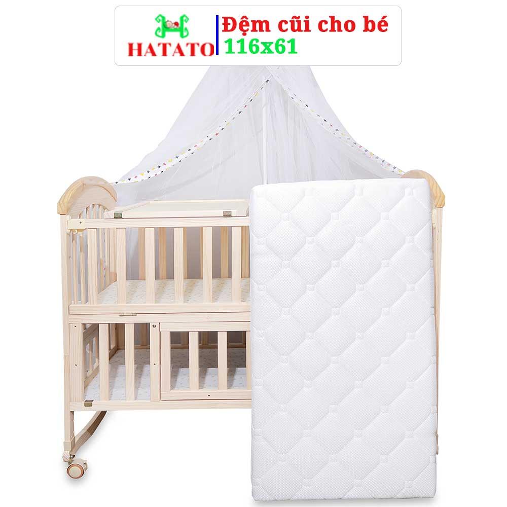 Đệm Cũi Cho Bé Hatato Size 116x61