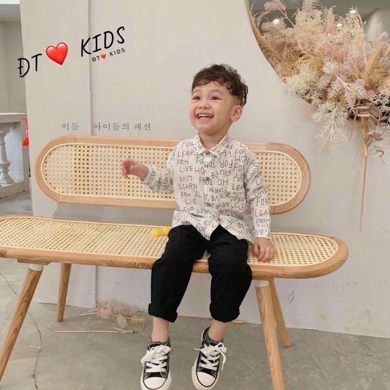 Bộ sơ mi đũi sành điệu cho bé trai