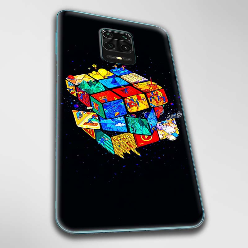 Ốp lưng dành cho Xiaomi Redmi Note 9, 9 Pro, 9S mẫu Rubik