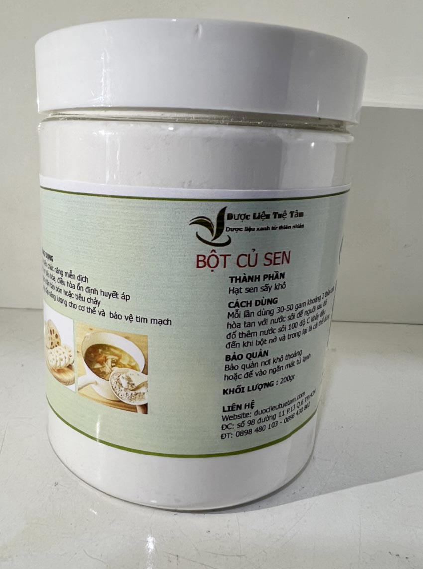 Tinh Bột Củ Sen 100% Nguyên Chất - Cung cấp đầy đủ dưỡng chất cho cơ thể