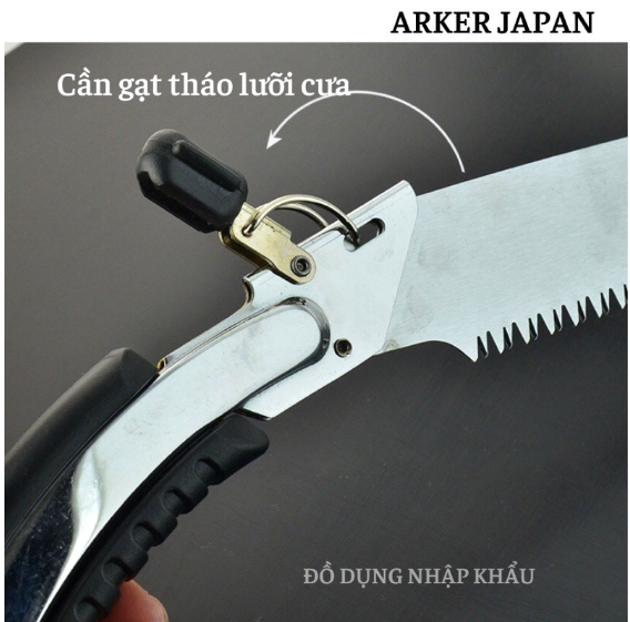 Cưa cành cây cưa gỗ cầm tay ARKER JAPAN dài 350mm