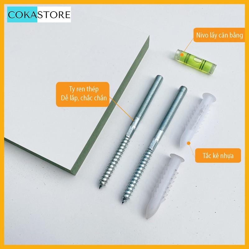 Thanh Ngang Treo Tường Kết Cấu Giấu Chân Sang Trọng, Kích Thước 80x20 , Gỗ dày 2.5cm