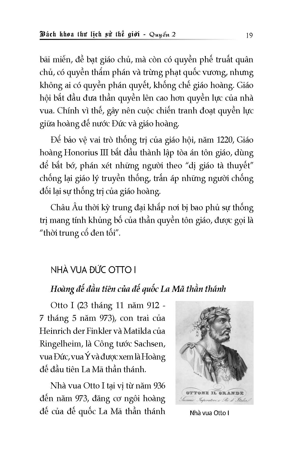 Bách Khoa Thư Lịch Sử Thế Giới, Quyển 2 - Thời Kỳ Trung Đại