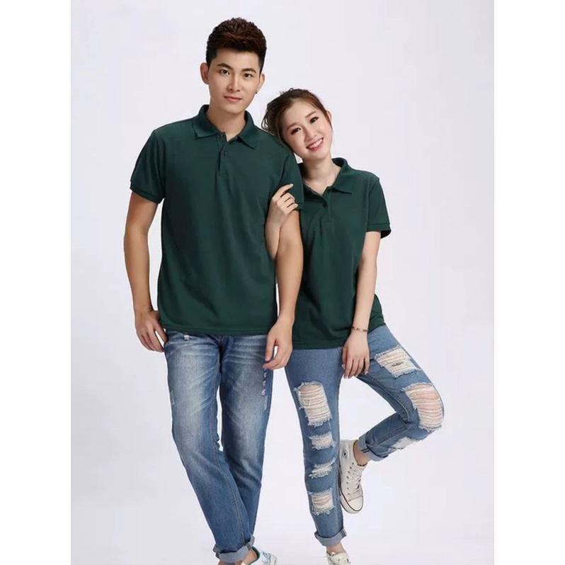 Áo thun Polo trơn cho nam nữ form slimfit ôm body đơn giản thanh lịch