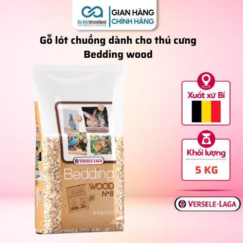 Gỗ lót chuồng dành cho thú cưng Versele-Laga Bedding Wood loại 6mm và 8mm - Bao 5KG