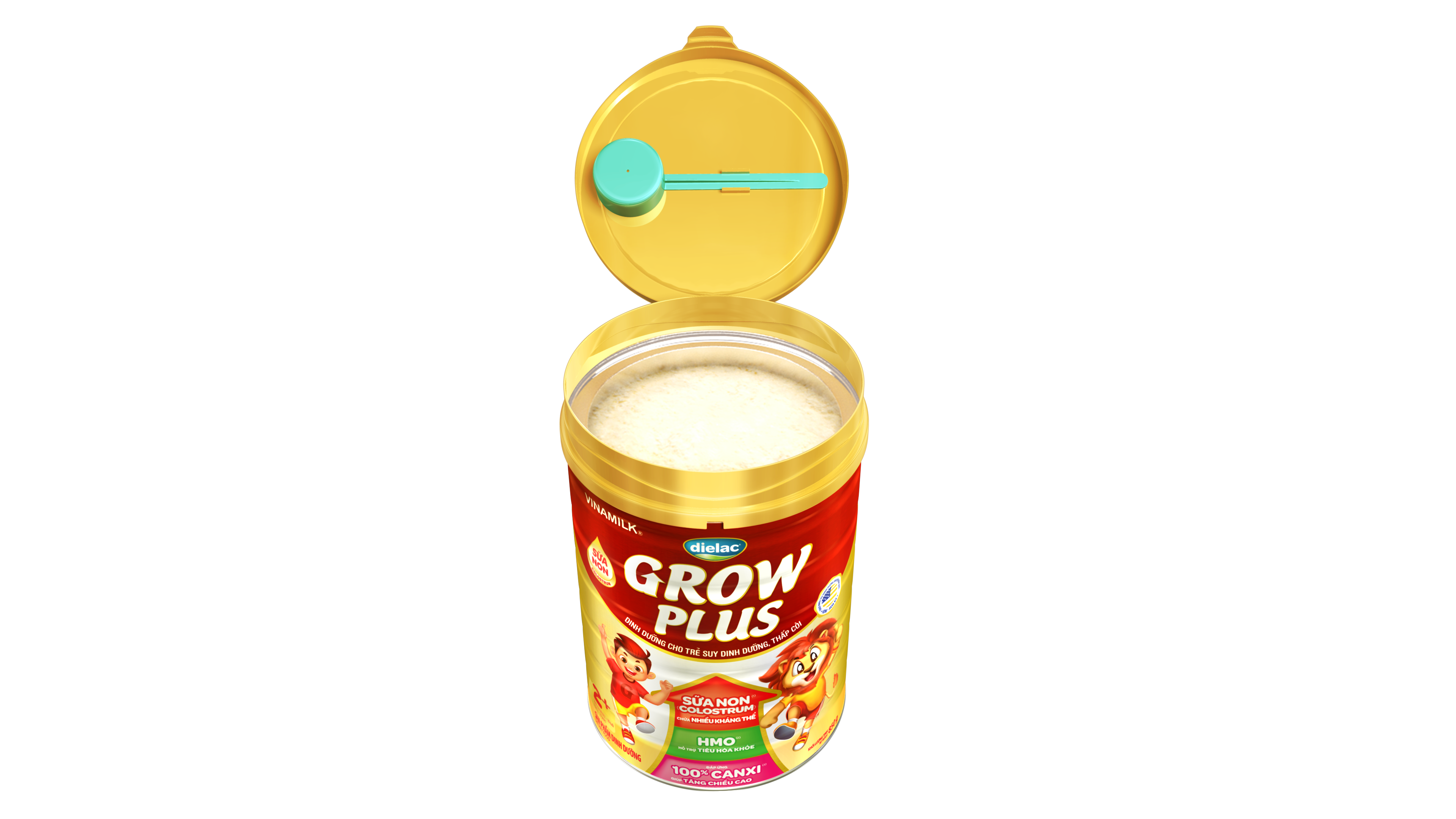 Sữa bột Vinamilk Dielac Grow Plus 2+ Hộp thiếc 850g