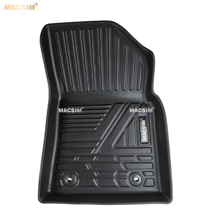 Thảm lót sàn xe ô tô Lexus Es 2018-2020 TC Nhãn hiệu Macsim chất liệu nhựa TPE cao cấp