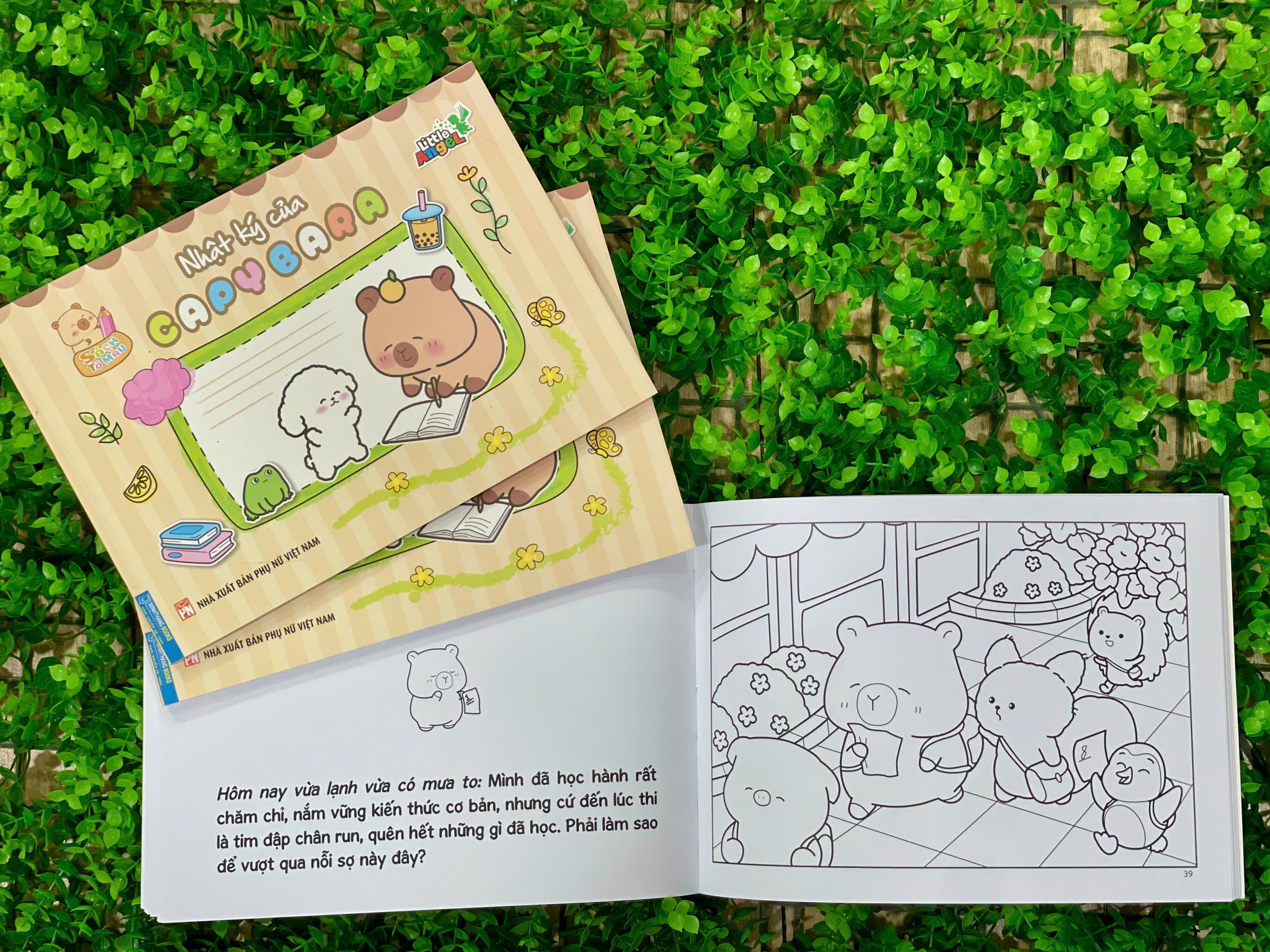 Sách - Sách Tô Màu - Nhật Ký Của Capybara