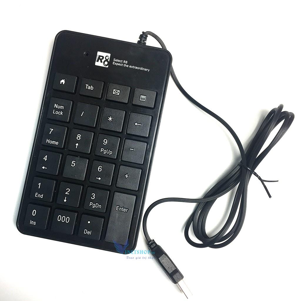 Bàn phím số R8 - 1810 - USB -dc3891