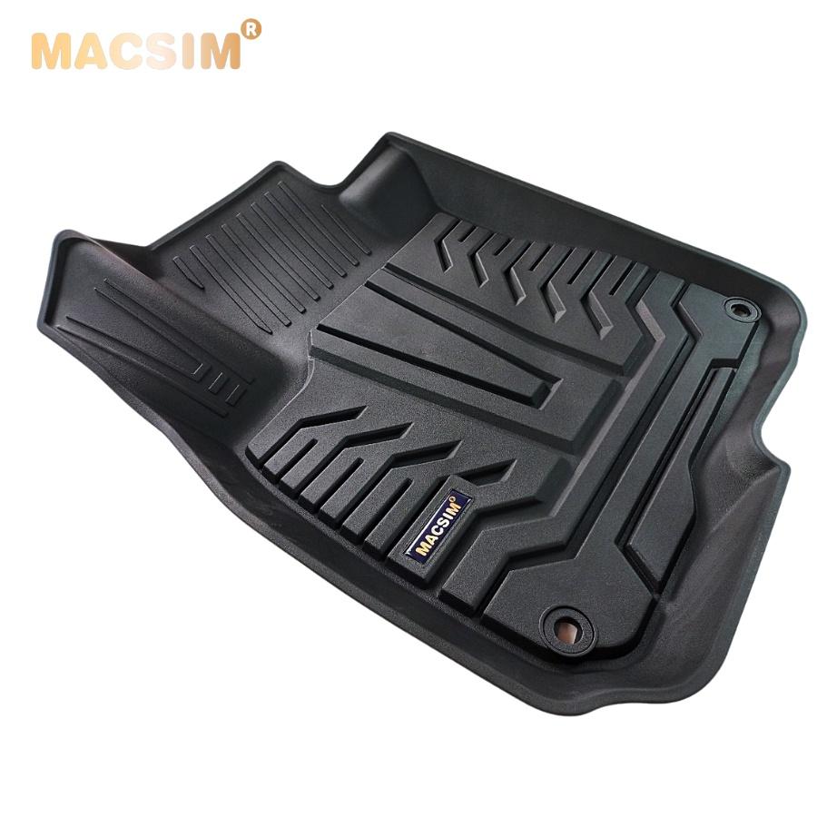 Thảm lót sàn xe ô tô HONDA CRV 2017- đến nay Nhãn hiệu Macsim chất liệu nhựa TPE đúc khuôn cao cấp - màu đen