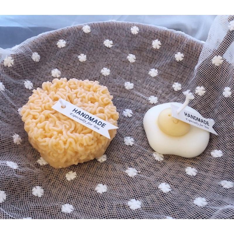 Nến Thơm Mì Gói Trứng Ổp La Mặt Cười Cute HandMade - Dory Lab