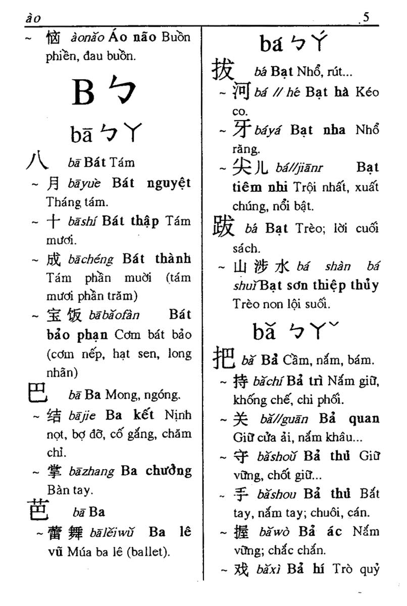 Từ Điển Hoa Việt Thông Dụng_QB