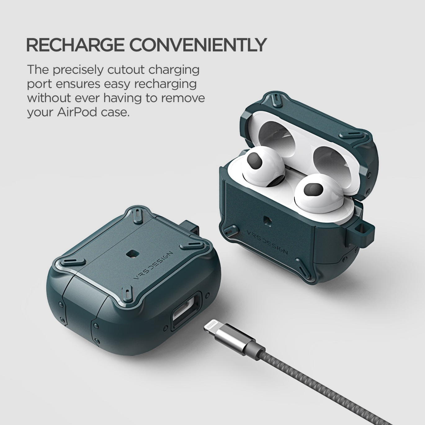 Ốp Chống Va Đập VRS DESIGN MODERN FIT Dành Cho Airpods 3_ Hàng Chính Hãng