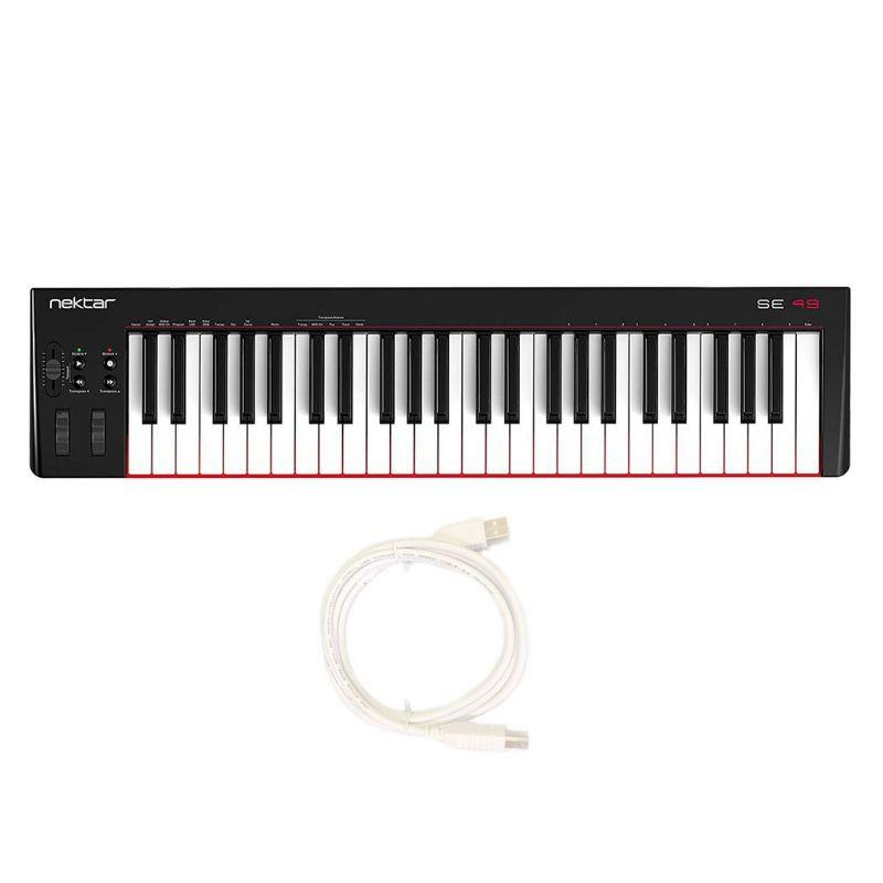 Bàn sáng tác nhạc điện tử Nektar SE49 Midi Keyboard Controller 49 Phím Cảm ứng lực (Bàn phím sáng tác )