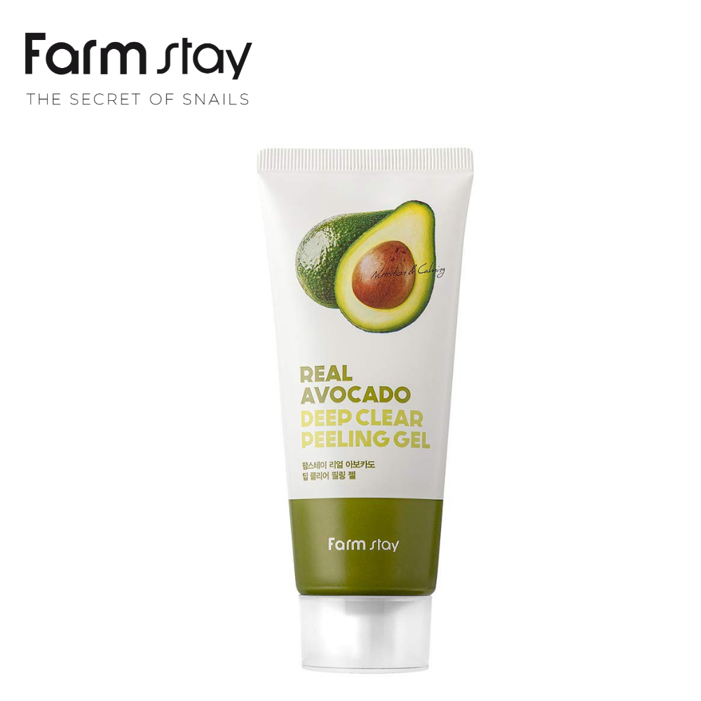 Tẩy Tế bào chết Farmstay Real Avocado Deep Clear Peeling Gel (tuýp/100ml)