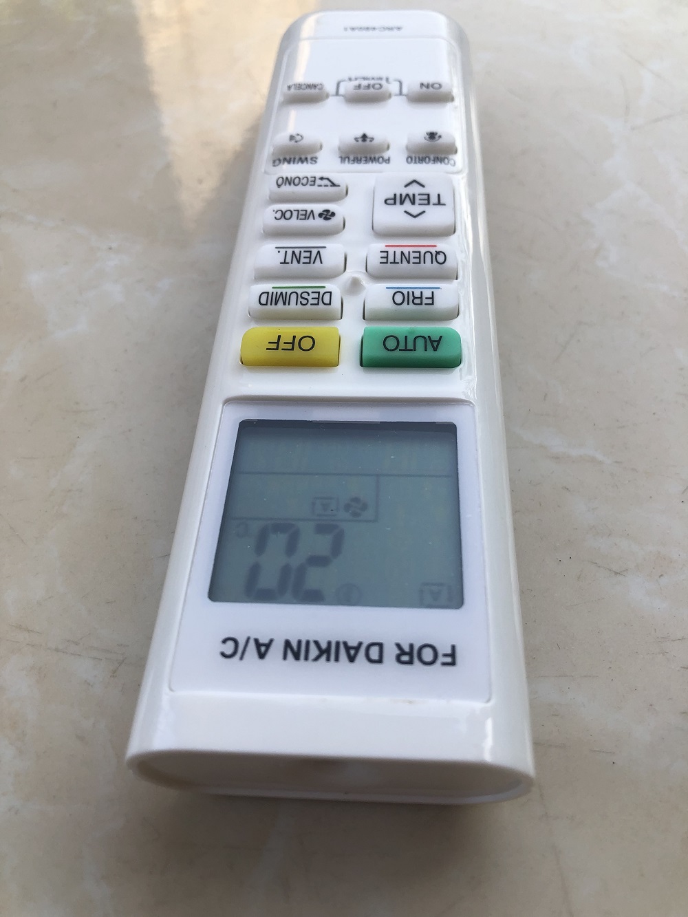 Remote Điều khiển từ xa điều hòa Daikin-Dùng cho các dòng ATKA ATKQ ATKC ATF FTHF FTC FTV FTKQ Tặng kèm Pin