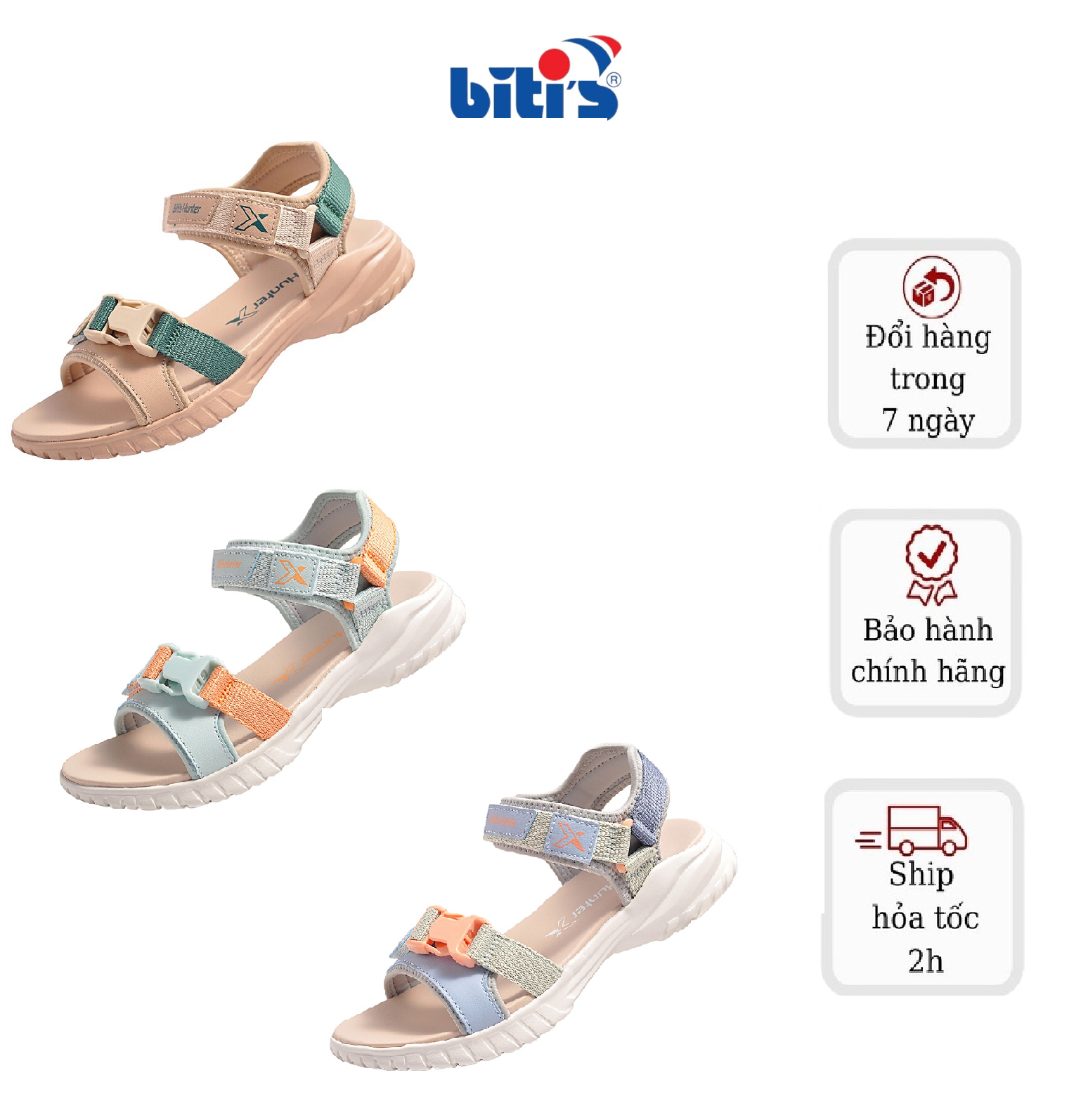 Sandal Thể Thao Eva Phun Nữ Biti's Hunter HEW000600