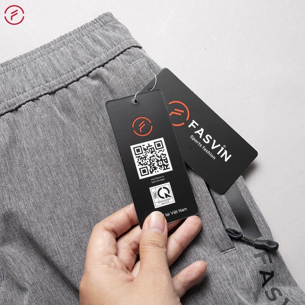 Quần dài thể thao nam Fasvin DC21482.HN vải gió chun đẹp mềm mại ống suông 1 lớp co dãn, thoải mái.
